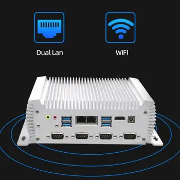 

Intel Core I5 4500U I5 4200U I7 5500U Mini PC 2 LAN 8 USB 6 COM 1 VGA 1 SPK*MIC 1*HDMI Computer Industrial Computer