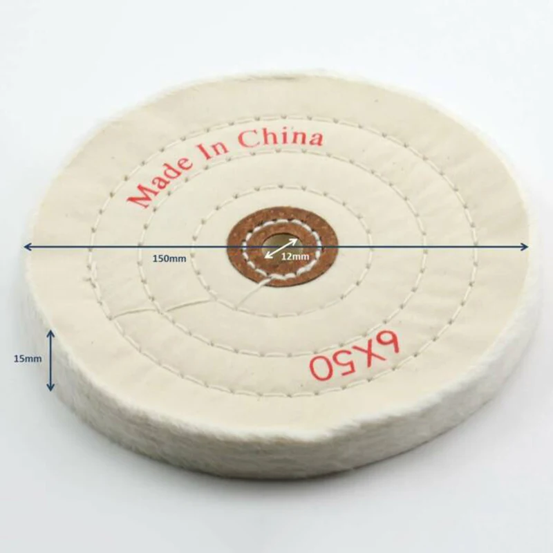 

6inch 150mm Cloth Polishing Mop Wheel Pad For Power Angle Bench Grinder Tool