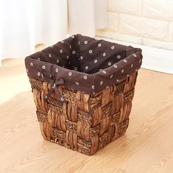 

Strange Rattan Plaited Articles Accept Basket Manual Weave Garbage Basket Underwear Socks Accept Barrel Underwear Dirty Clothes