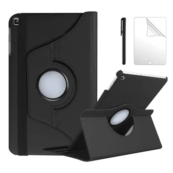 

360 Rotaing Style Tablet Case For Samsung Galaxy Tab S5E 10.5 inch SM T720 T725 2019 Magnetic PU Leather Folding Case + Film