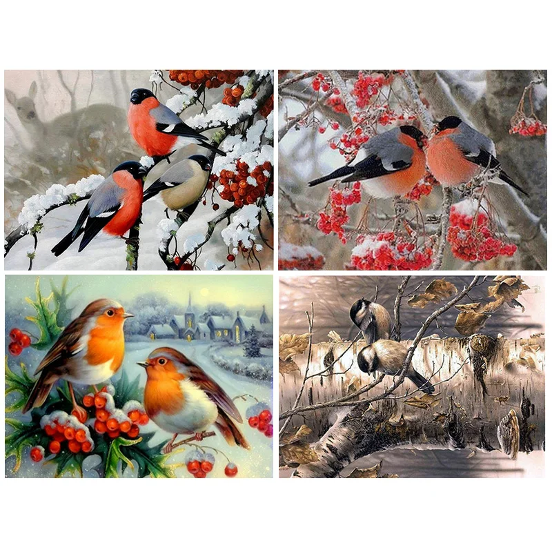 

sale 5d diamond embroidery animals diy diamond painting birds cross stitch rhinestone mosaic picture christmas gift home decor