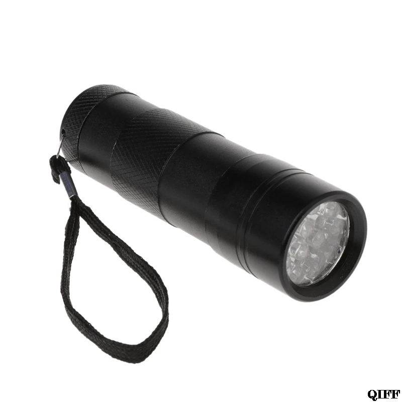 УФ-светильник-вспышка, ультрафиолетовый светильник, 12 светодиодов, обнаружение ловли, отверждение клея, многоцелевой