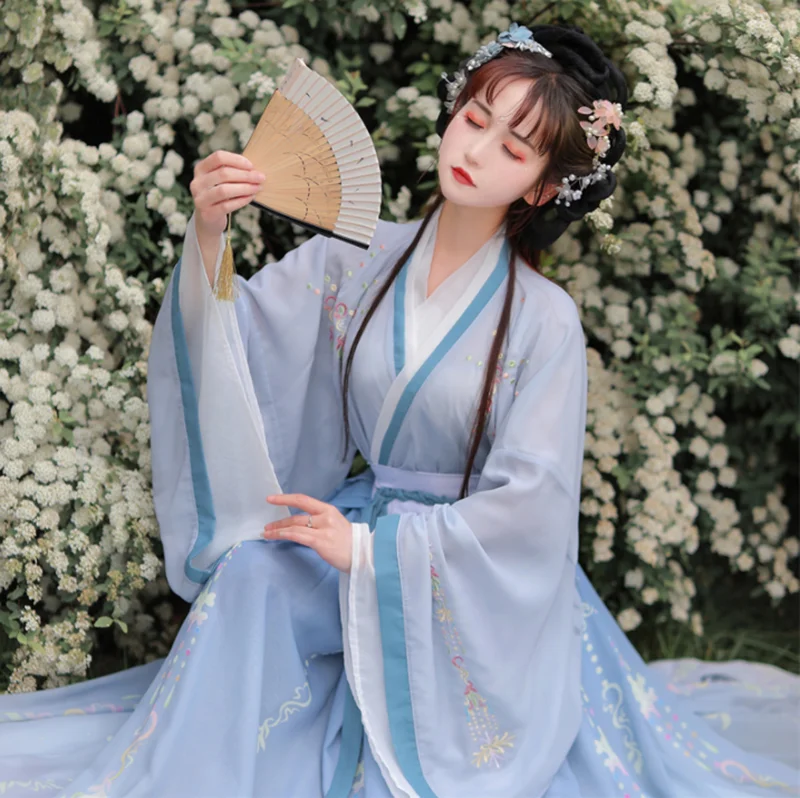 Ez-sofei - Costume tradizionale cinese Hanfu da donna per performance