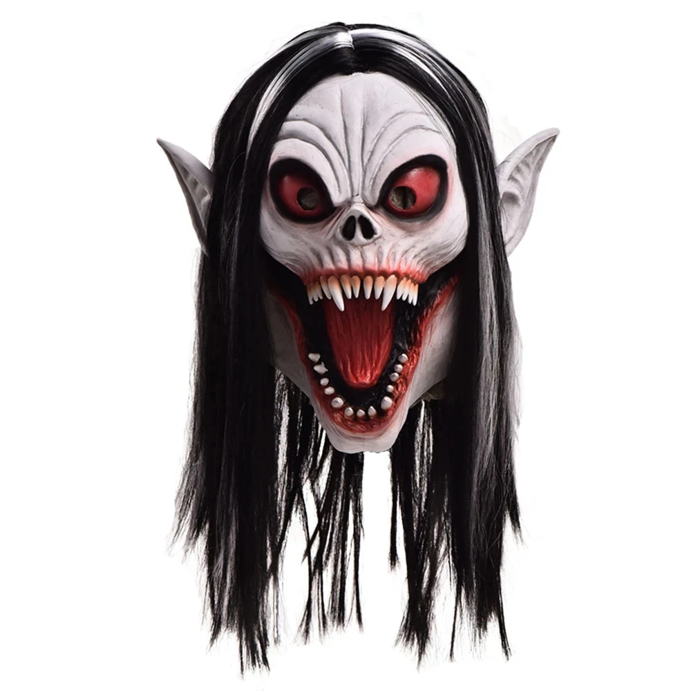 Halloween Mask Anime Cosplay mask Costume Props Latex Mascara Female Face Fashion Party | Дом и сад