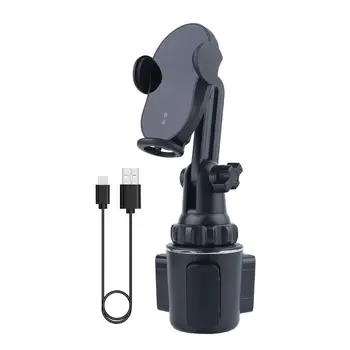 

Automatic Infrared Smart Sensor Clamping 15W Car Cup Qi Wireless Charger Mount