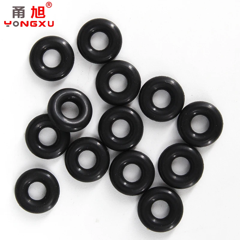 Rubber O Rings FKM O Ring Seal Gasket Thickness CS1.9/2.4/3.1mm OD5-30mm FPM Oil Pressuer And Wear Resistant Automobile Fluororubber O-Ring