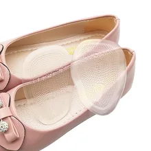 1 пара Для женщин мягкая силиконовая гелевая подушечка стельки прозрачные Нескользящие метатарзальный опора со съемным подкладом; обувные стельки высокий каблук накладка