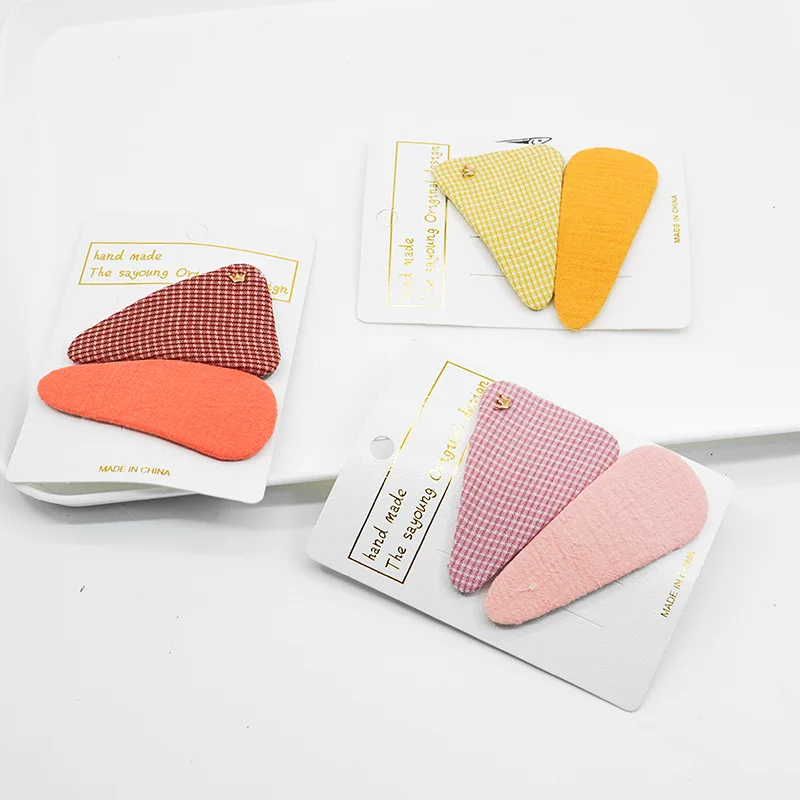 

2pcs/setHair Clips Cute Hairpins Sequin Foil Leopard Rectangle Barrette Geometric Korea Hairpin Hair Accessories for Women Girls