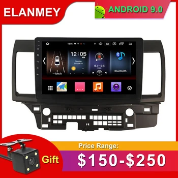 

Gift Camera Car Radio for Mitsubish Lancer 14-2015 Android 9.0 GPS Navigation Bluetooth Touch screen Car Audio Stere Multimedia
