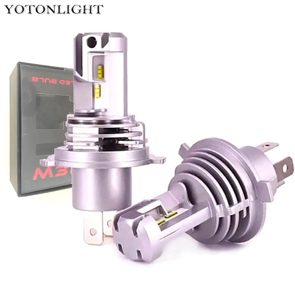

YOTONLIGHT 2 pcs Mini Hi-lo H4 Led H7 H11 Led Bulb 9005 Hb3 Car Headlights Led Lamp H1 9006 Hb4 55W 12000lm Fog Lights 6500K 12V