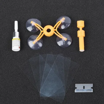 

Yellow Plastics Windshield Glass Phone Screen Repairing Tools Set Replacement