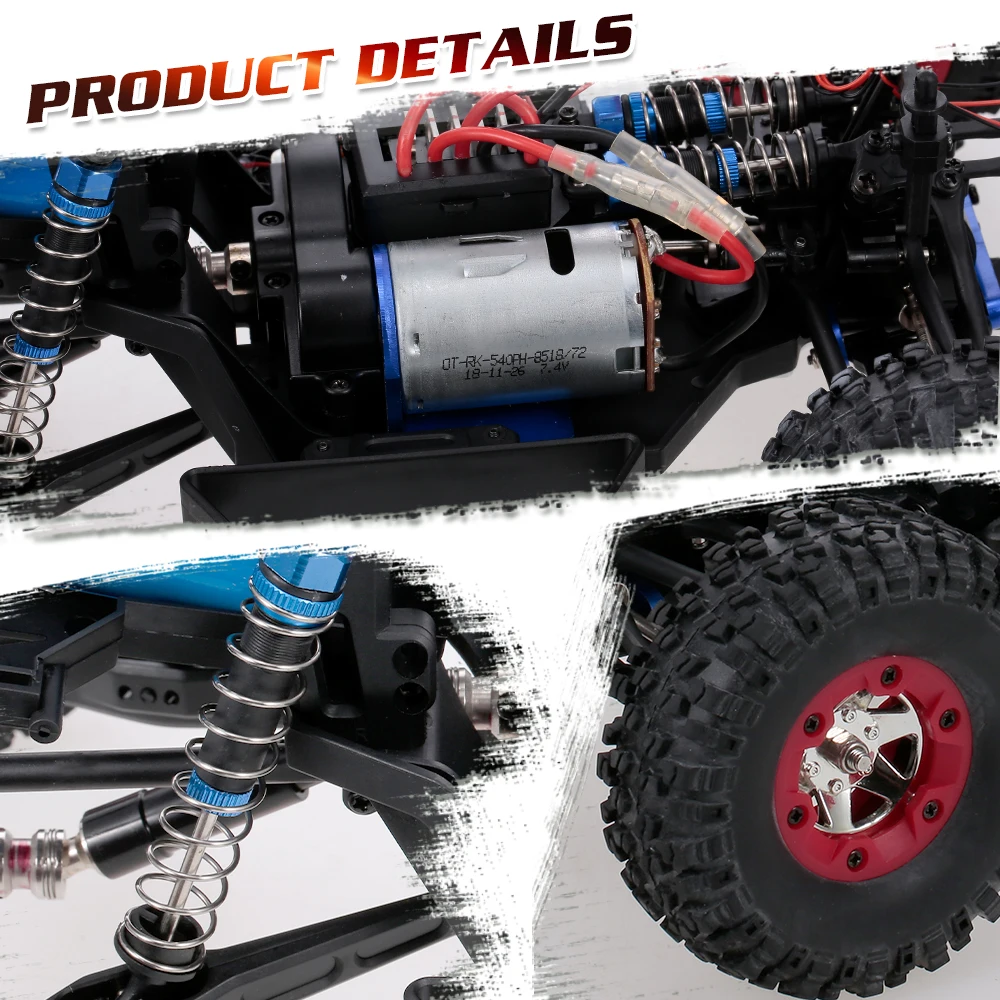 Wltoys 12423 RC автомобиль 1/12 Масштаб 2,4 г 4WD 50 км/ч высокоскоростной гоночный автомобиль с дистанционным управлением автомобиль RTR игрушки для детей
