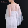 YouLaPan G27 Royal Pearl Wedding Wrap White Ivory Women Bolero Women Party Jacket Victorian Cape Prom Dresses Cape for Wedding ► Photo 1/6