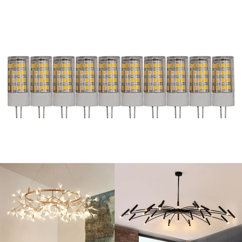 

10pcs/lot LED G4 Light Bulb 5W 7W 220V Lamp Warm White Crystal Chandelier Bulb