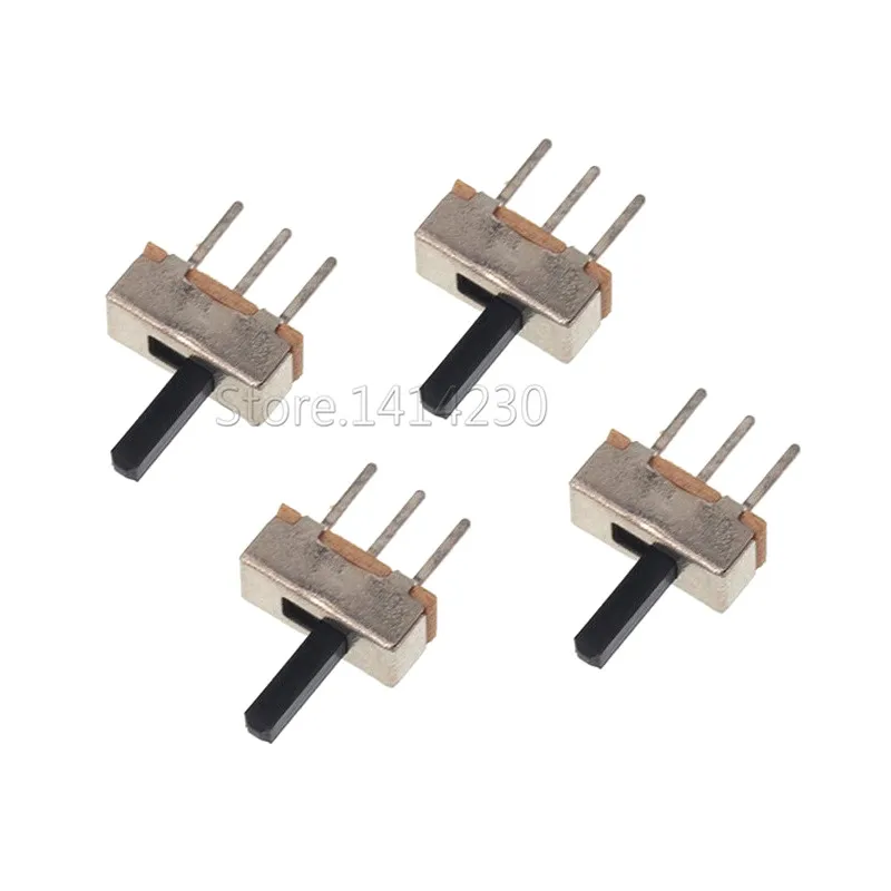 50pcs/lot Micro Slide Switch 3PIN 2 Position 1P2T ON-OFF Toggle Switch Handle hi 