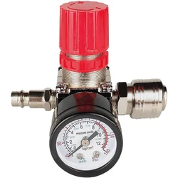 Régulateur de pression 1/4 pouce, compresseur d'air, Valve de réduction, 3 trous, connexion 12 bars 
