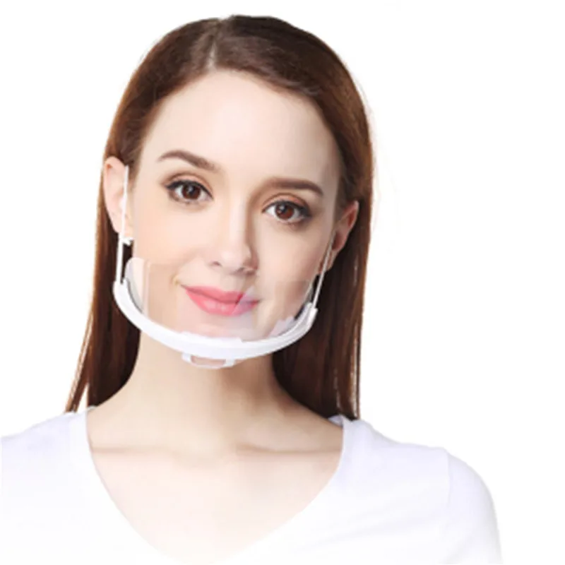 

Protective Food Processing Healthcare Industry Plastic fashion facemask With Logo