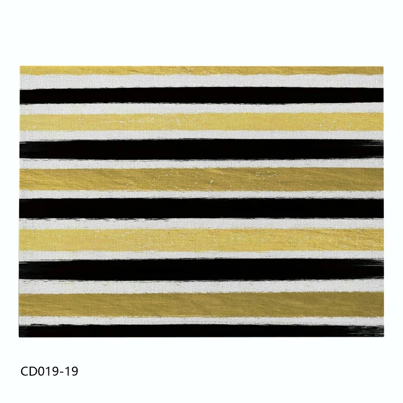 CD019-19 Постельное белье с геометрическим узором/хлопковый коврик для кухни, обеденного стола, коврик для чашек, столовый набор, коврик для стола, тканевый коврик для гостиницы, домашний декор - Цвет: CD019-19