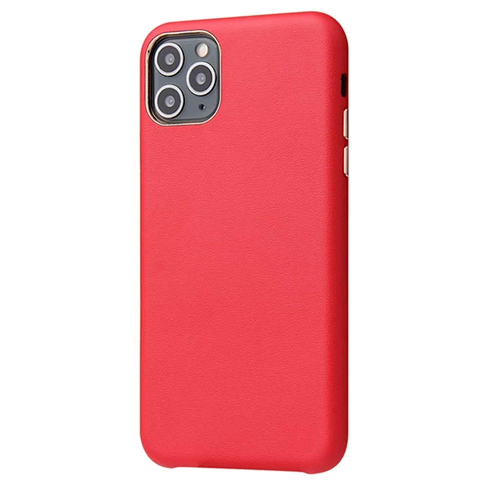 OTAO противоударный из искусственной кожи чехол для iPhone 11 Pro MAX X XS XR Покрытие Полный чехол для iPhone 7 8 6s 6 Plus сплошной цвет Coque - Цвет: Red