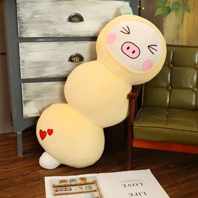 Pig Креативный милый кот плюшевая игрушка чучело свинья игрушки длинный стиль плюшевая подушка детская кукла игрушка подарок подруге - Цвет: Pig