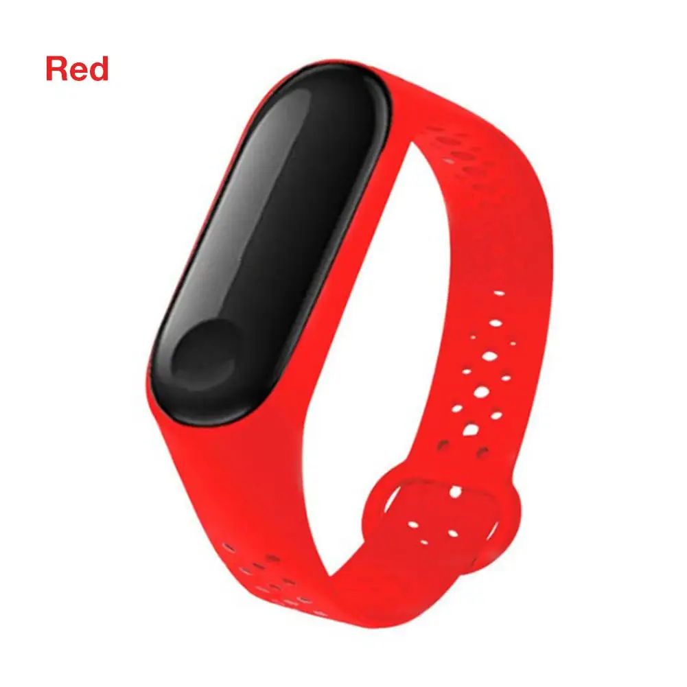 

Mi Band 3 4 Strap Breathable Wrist Strap for Xiaomi Mi Band 4 miband 3 Bracelet Replacement Silicone Wristband