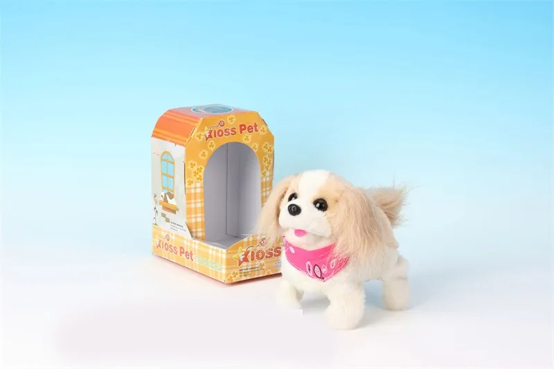 

Electric Plush Toys Sound Making Doll Will Forward Will Is Called Electric Back Flip Model Plush Dog Toy