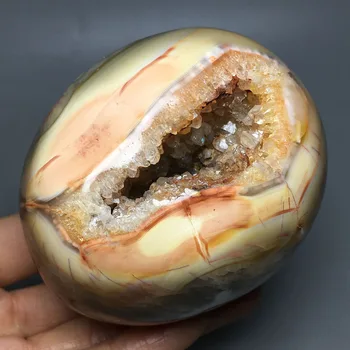 

494g Agate Geode! Hot sale NATURAL CARNELIAN CRYSTAL fengshui healing