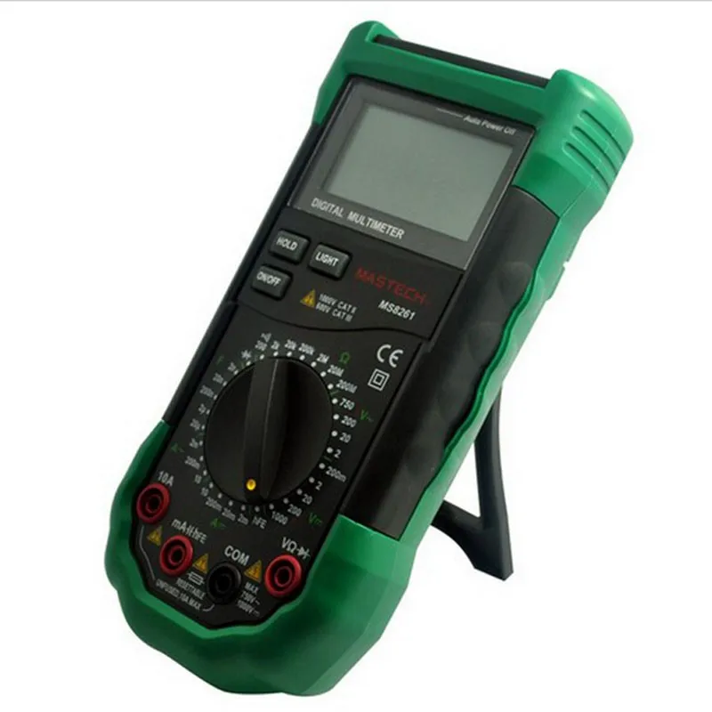 MASTECH MS8261 цифровой мультиметр измеритель сопротивления транзисторов
