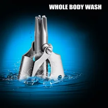 Горячая машинка для стрижки волос в носу из нержавеющей стали Мини Портативная машинка для удаления волос в носу CNT 66