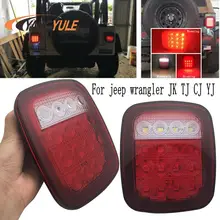 Feu arrière LED pour Jee p W rangler TJ CJ YJ, feu de stop, clignotant de recul