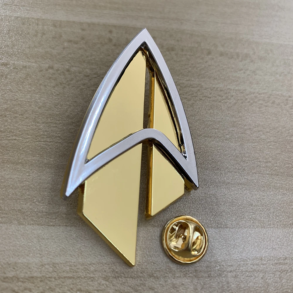 Star Trek Admiral JL Picard Pin The Next Generation Communicator Pin Brooch New 