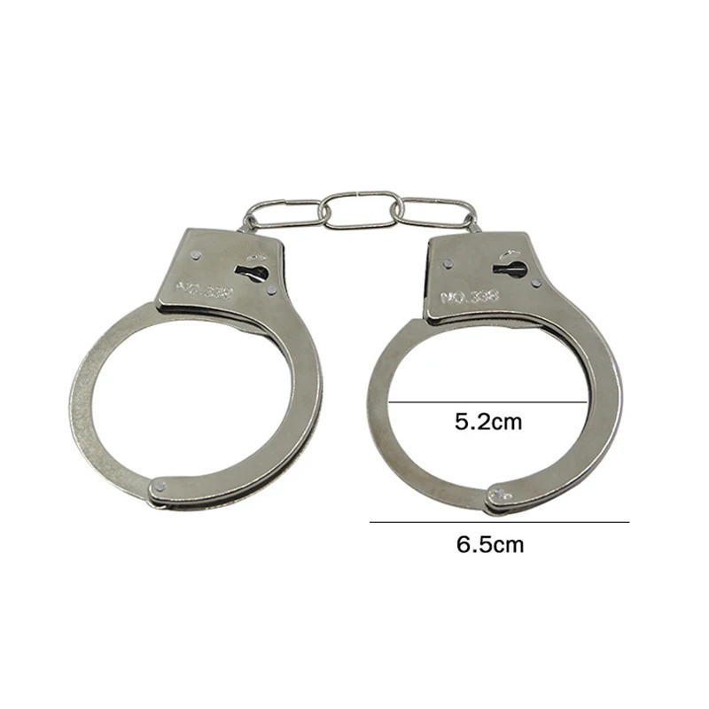 Children Cosplay Costume Halloween Props Party Favors Kids Play Toy Role Play Handcuffs With Keyss