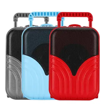

Mini Wireless Bluetooth Speaker Luggage Case Shape Portable Plug-in Card Music Player New