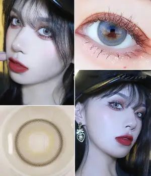 

2pcs/pair Colorful Eyes Color Contact Lenses First Sight Cosmetic Colored Contact Lens