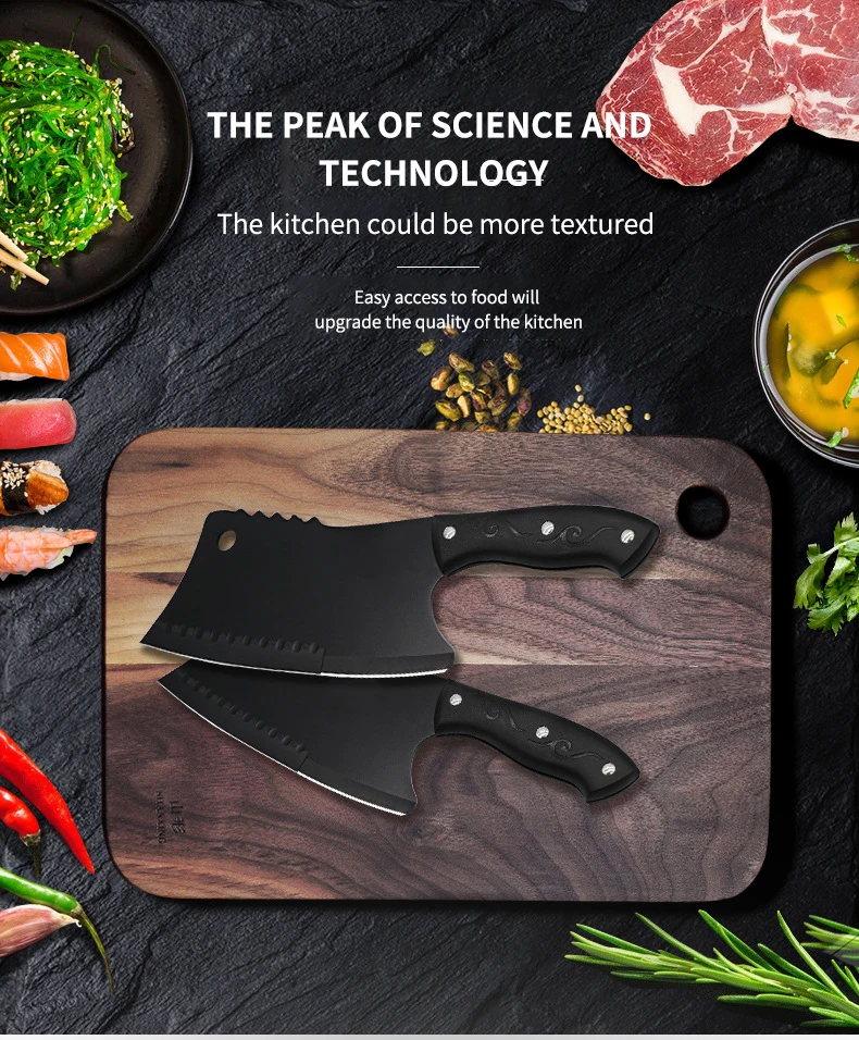 NZV High Hardness Butcher Knife Stainless Steel Bone Chopping Meat Fish Vegetables Slicing Cleaver Kitchen Chef | Дом и сад