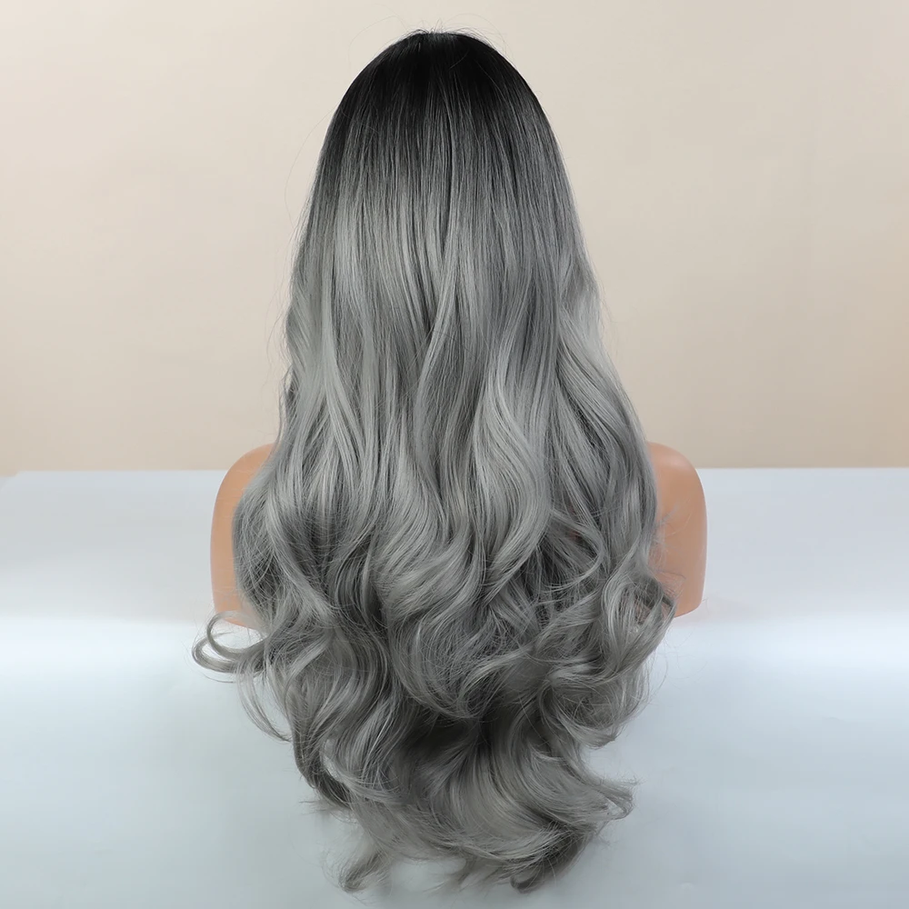 Black To White Ombre Hair
