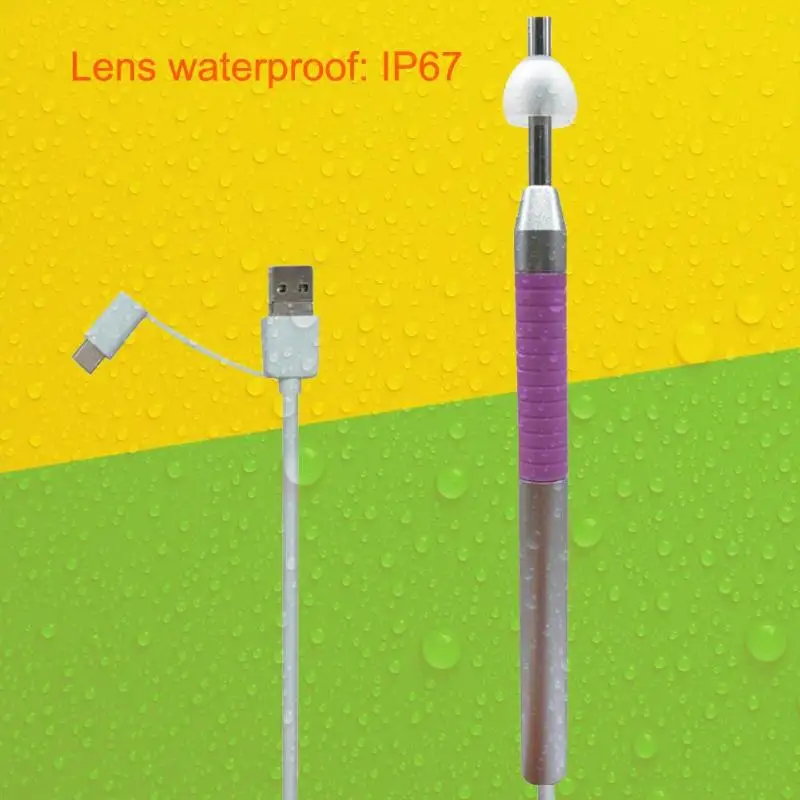 3 в 1 уха очищающий эндоскоп Визуальный Инструмент для чистки ушей 3,9 мм мини ушной выбор Otoscope