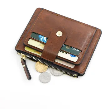 

High Quality Luxury PU Leather Portable Wallet Retro Classic Design Men/Women Coin Purse Money bag