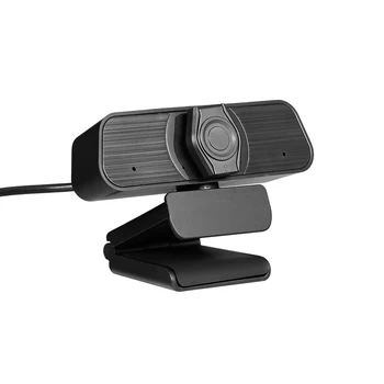 

Drive-free 2K USB Webcam Manual Focus Web Camera with Privacy Cover Built-in Noise Reduction Microphone Video Conference Camera