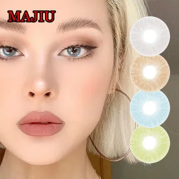 

Cosmetic Contact Lenses for Women Eye Soft Color Teen Girl Eyewear Super Natural Majiu линзы для глаз