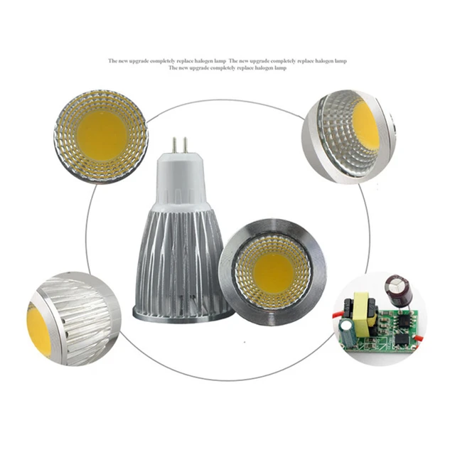 10pcs Led Spotlight Mr16 Led 12v Gu5.3 Gu10 Led Bulb Dimmable 220v 110v Mr16  Gu 10 Led Lamp Cob Spot Light 3w 5w 7w Ac 85v-265v - Led Bulbs & Tubes -  AliExpress