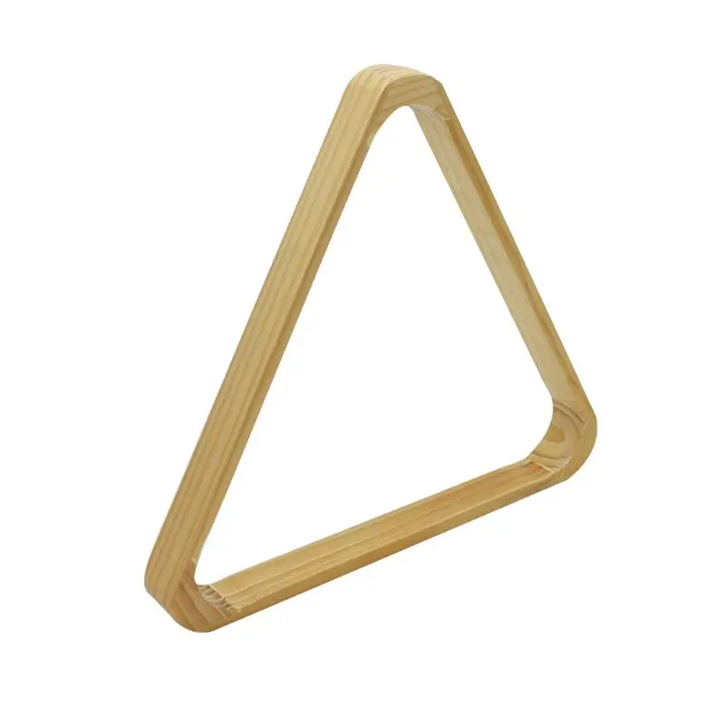 Wood Triangle Shape American Billiard Balls Organize Sturdy Racks Snooker Game Club Storage Accessory | Спорт и развлечения