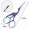 1Pc Professional Hairdressing Vintage Classic Scissors Nail Art Stork Crane Bird Cutters Styling Tools Hair Accessories 2021 6