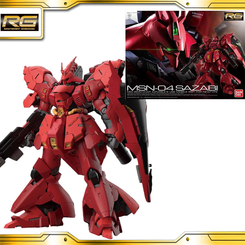 Bandai Gundam Rg 1 144 Msn 04 Sazabi Gundam Model Kids Assembled Robot Anime Action Figure Toys Action Figures Aliexpress Bandai Gundam Rg 1 144 Msn 04 Sazabi Gundam Model Kids Assembled Robot Anime Action Figure Toys Action Figures Aliexpress