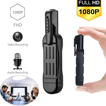

Mini HD Video Recorder Wide Angle Portable 1080P Recording for Meeting Office FKU66