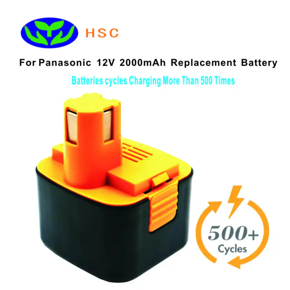 2000 мАч батарея банка PAN12A NiCad батарея 12 В Замена для PANASONIC батарея 12 В EY9200B EY9106B PA1204N EY9001 EY9006