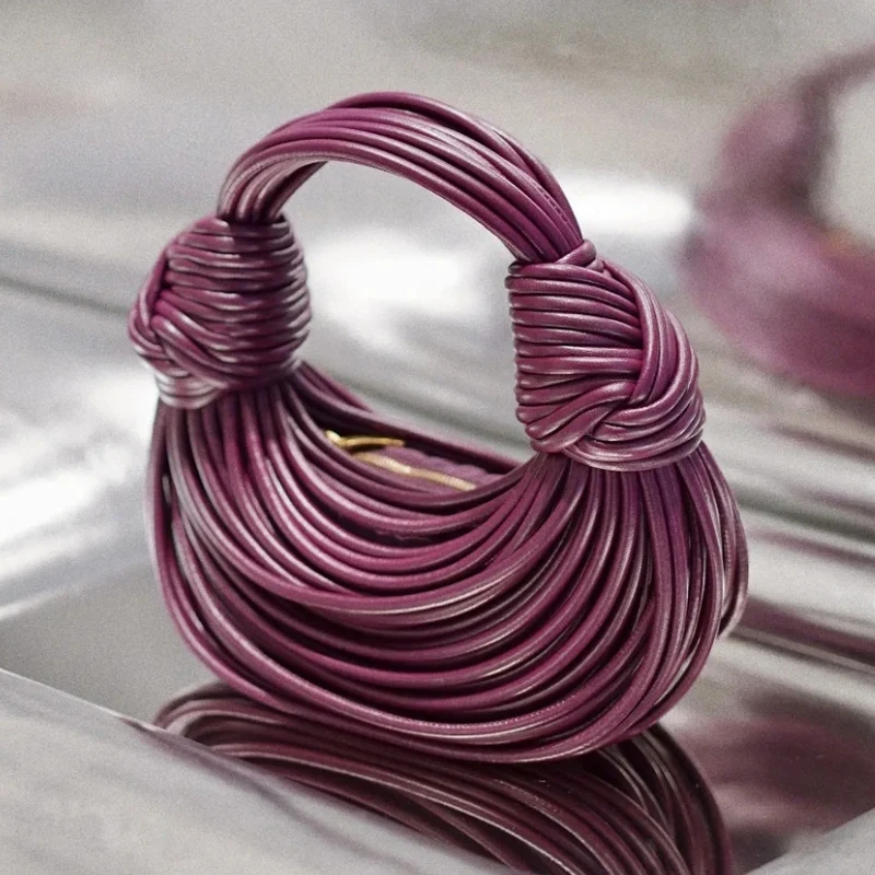 2022 trend New Line Bundle Clutch Bag For Female High Quality Women's Handbag and Purse Designer Shoulder Bag Senior Hobos - Image 4