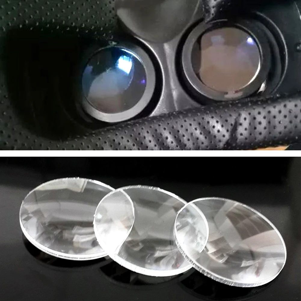 10 шт. VR Pratical Focal прозрачные Асферические кино 3D очки профессиональные Двояковыпуклые линзы акриловые HD для Google Cardboard