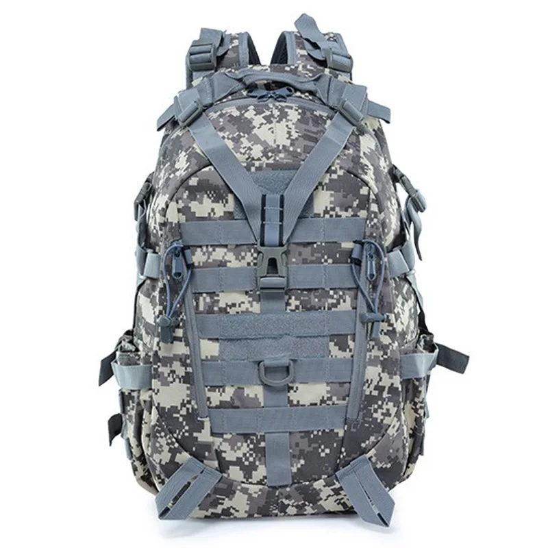 Большой Тактический Рюкзак армейский Molle военный штурмовой мешок мужские уличные дорожные сумки походный альпинистский рюкзак Sac A Dos Militaire - Цвет: ACU