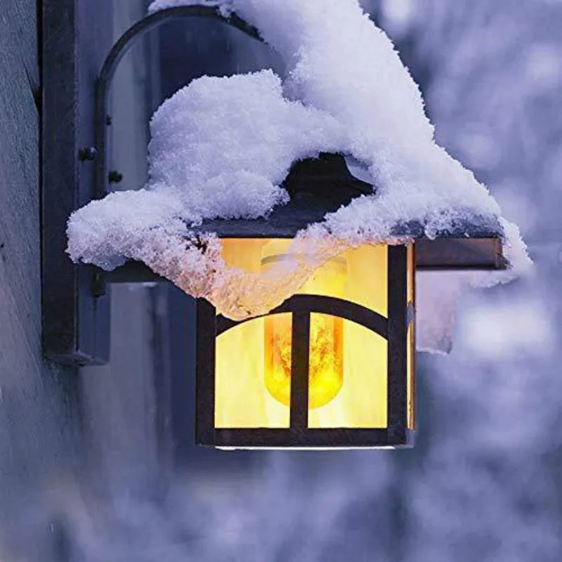 СВЕТОДИОДНЫЙ световой эффект пламени светильник лампы декоративные динамический огонь лампочка в виде